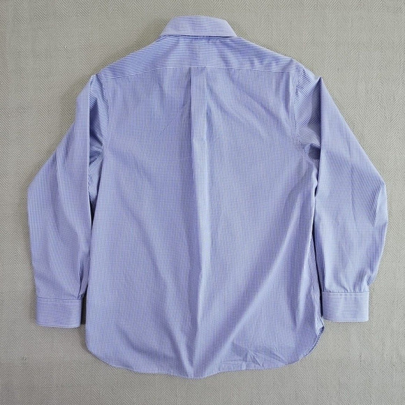 Ralph Lauren Button Down Shirt Men's 16 1/2 34/35 Classic Fit Quiet Luxury Blue - Picture 13 of 16